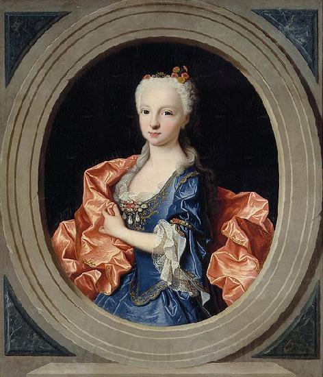 Jean-Franc Millet Retrato de la infanta Maria Teresa Germany oil painting art
